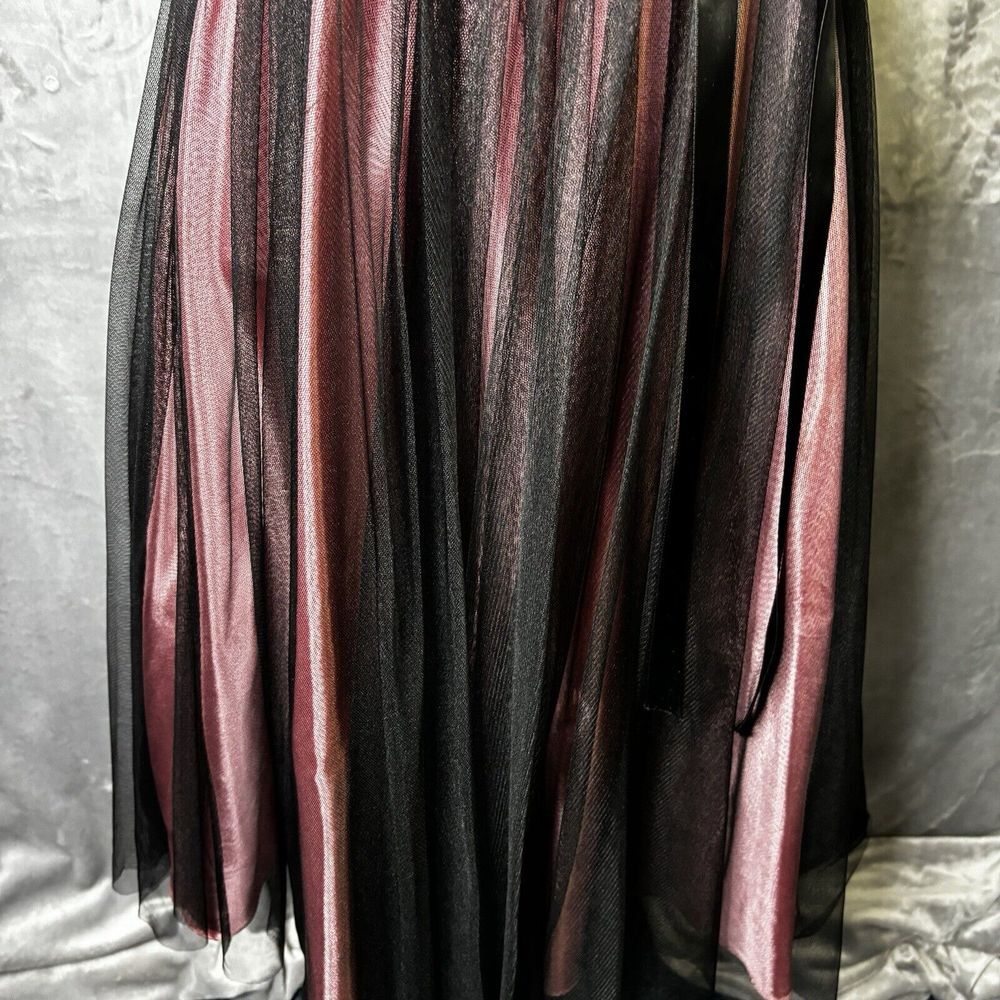 Betsy & Adam Dress Size 4 Purple Black Mesh Fairy Halter‎ Y2K Whimsigoth Event - Picture 5 of 16